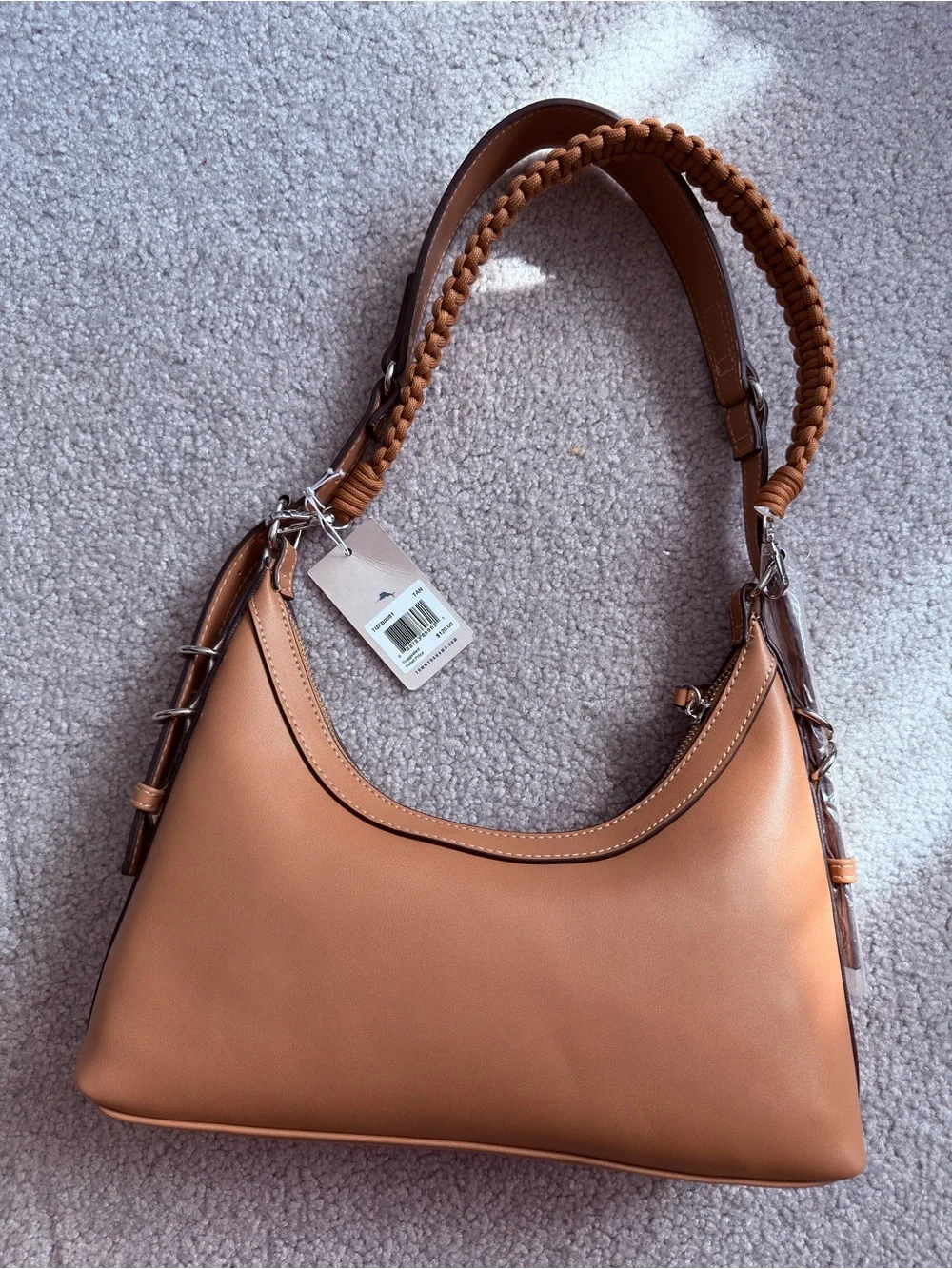 Tommy Bahama Debossed Logo Hobo Bag